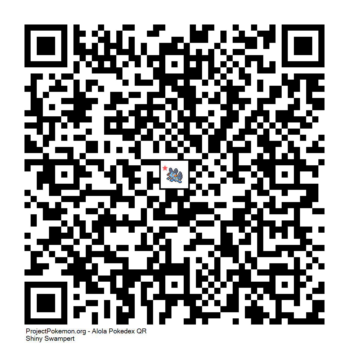 Cdigo QR de Swampert variocolor